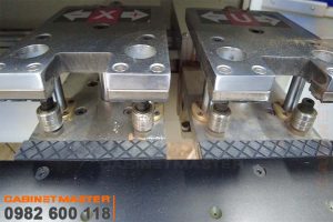 Ben kẹp phôi thông minh máy khoan cnc 6 mặt 2 đầu khoan Cabinetmaste