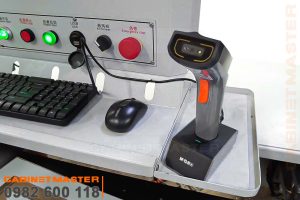 máy quét mã vạch máy khoan cnc 6 mặt 2 đầu khoan