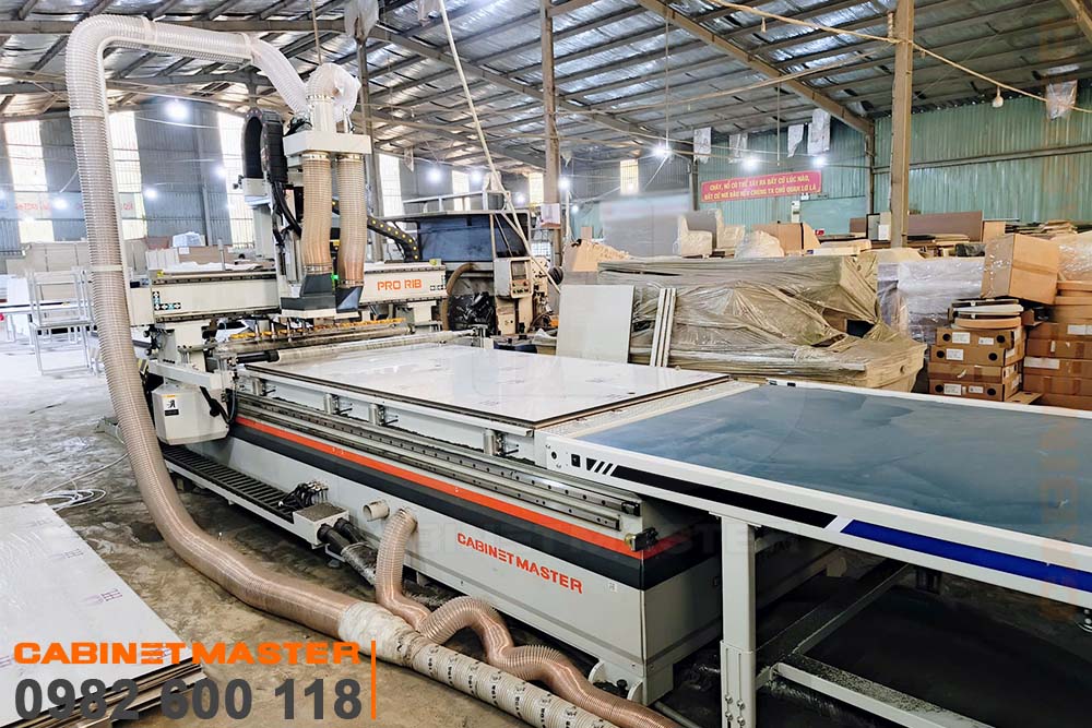 Máy CNC 1 đầu ATC Cụm Khoan Đứng Cabinetmaster