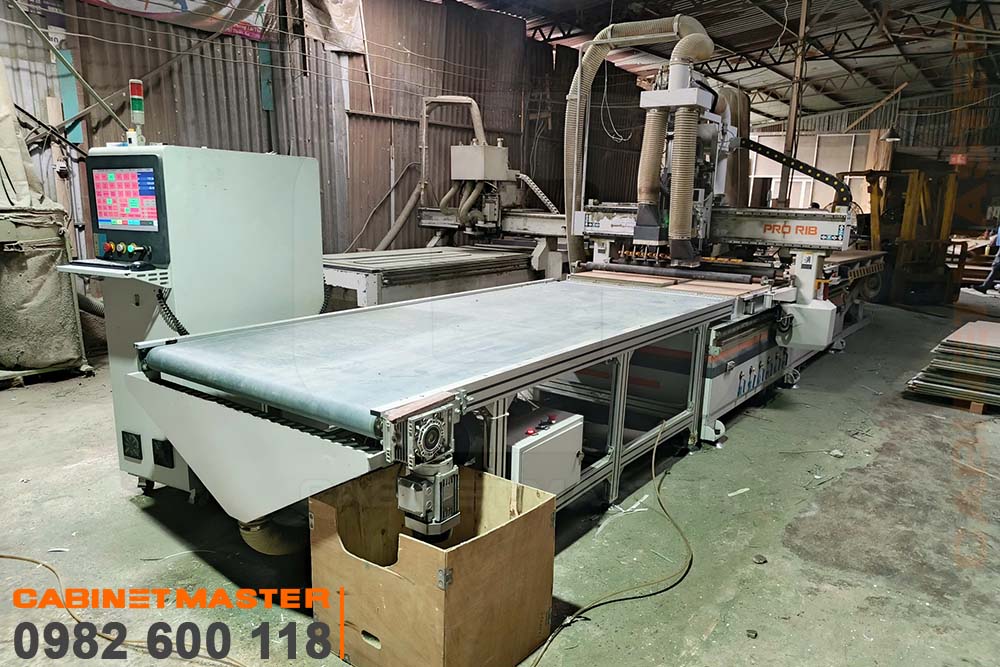 Máy CNC 1 Đầu 12 dao cụm khoan đứng Cabinetmaster