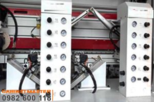 cụm bo góc máy dán cạnh laser kết hợp nồi keo PUR/EVA