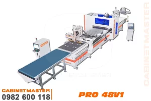 Máy dán nhãn khoan cắt CNC| Cabinetmaster