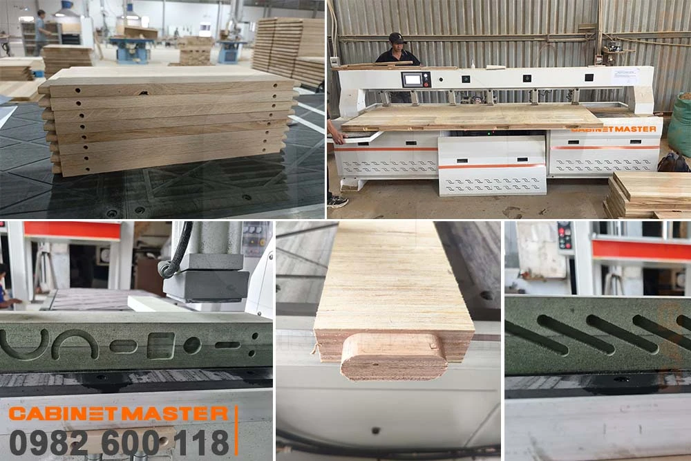 Ứng dụng máy khoan ngang cnc 2 đầu trục z