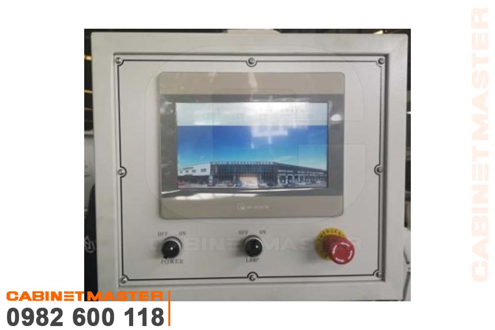 bộ điều khiển máy dán cạnh tích hợp khoan ngang