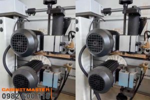 Cụm đánh bóng máy dán cạnh tích hợp khoan ngang