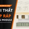 Chuyền máy sản xuất nội thất lắp ráp dạng module