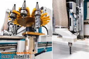 Trục chính thay dao tải nặng máy cnc router thay dao tự động