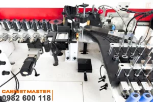 cụm cấp nẹp tự động và ép nẹp máy dán cạnh cao tốc
